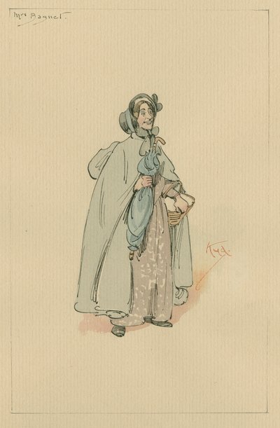 Signora Bagnet, c.1920s da Joseph Clayton Clarke